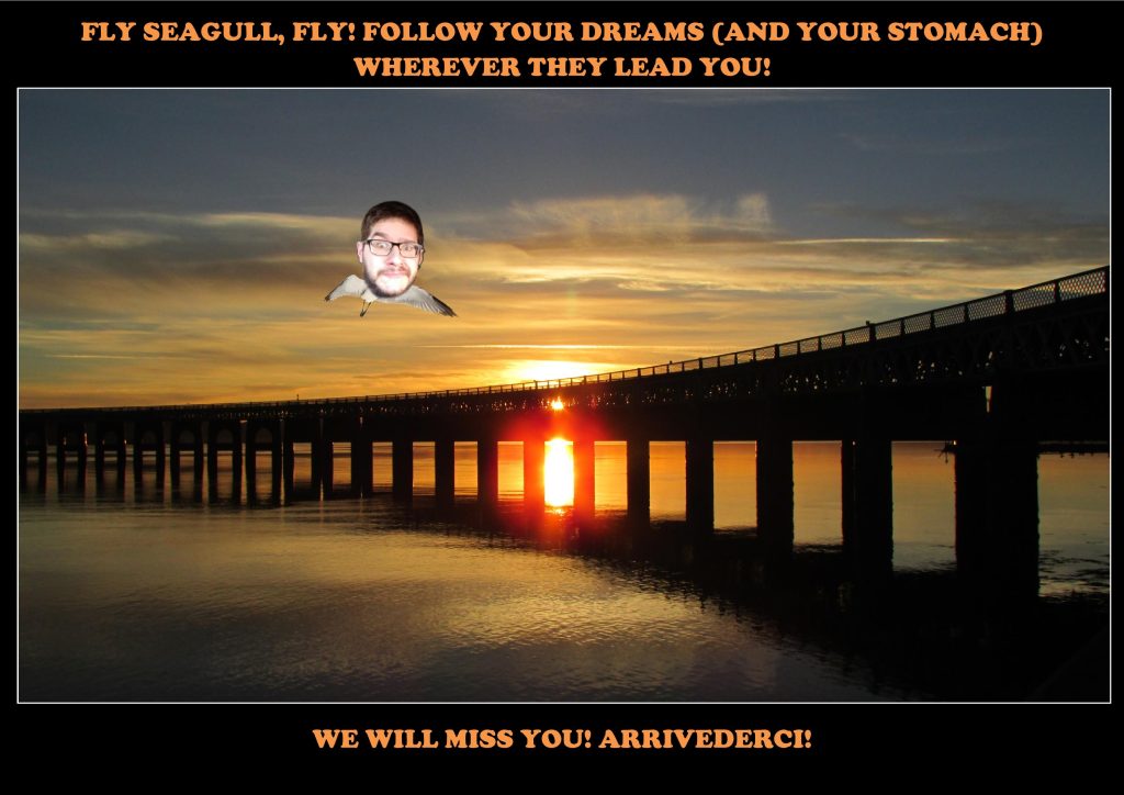 Postcard for member of staff leaving