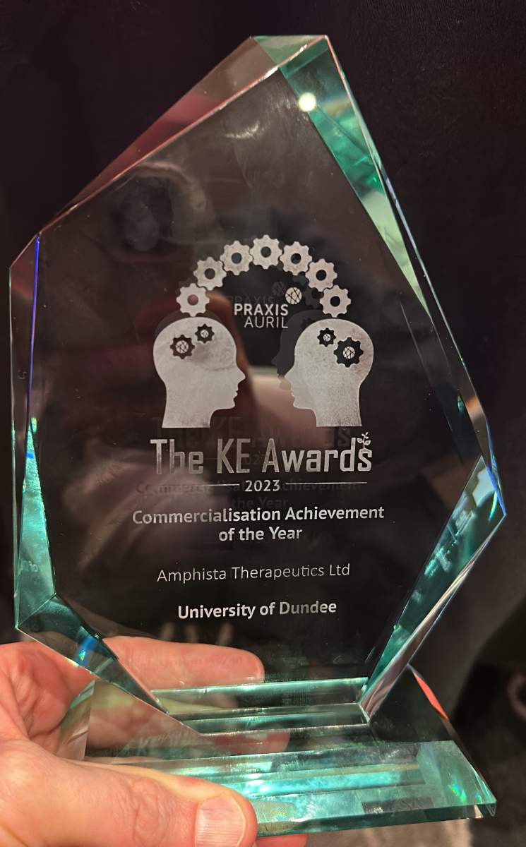 The award trophy