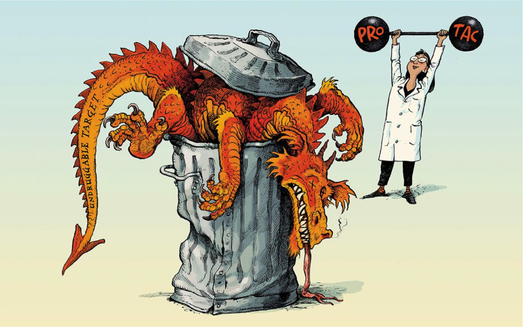 Protein slayers illustration