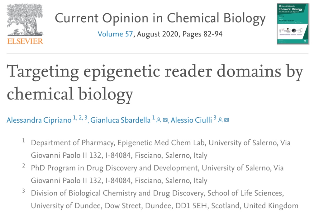 Copy of article for Current opinion in Chemical biology