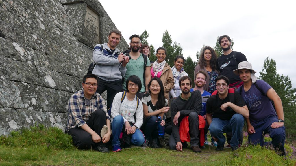 Group photo at lab away day 2015