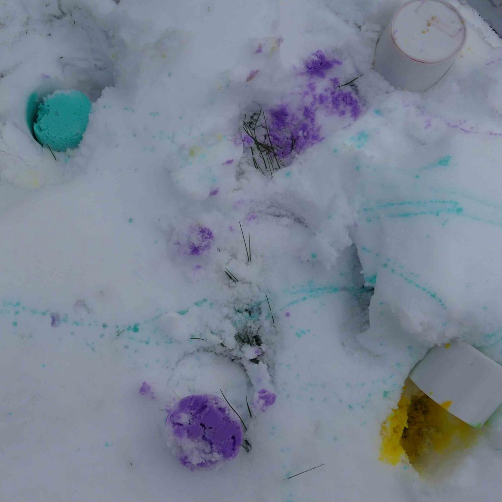 Snow Painting – Art at the Start