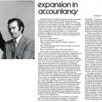 Article on expansion of accountancy