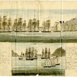 Watercolour of Naples naval battle