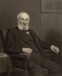 Black and white copy of portrait of Peter Carmichael