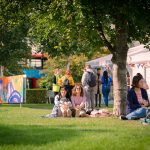 Students on Campus Green