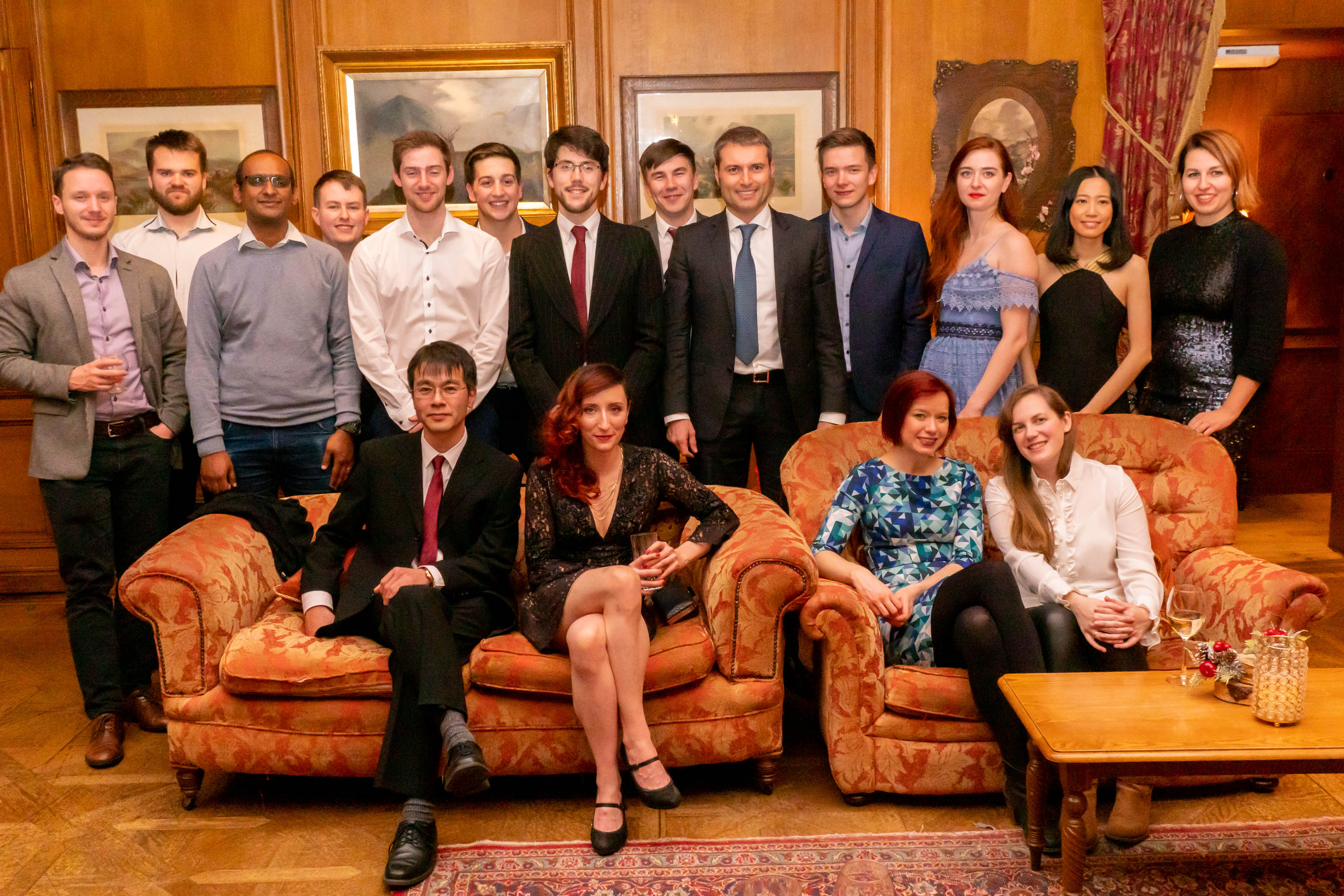 Christmas group photo taken in 2109