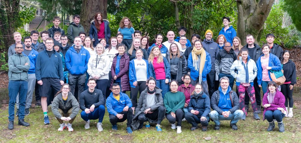 Allesio's group photo of his team