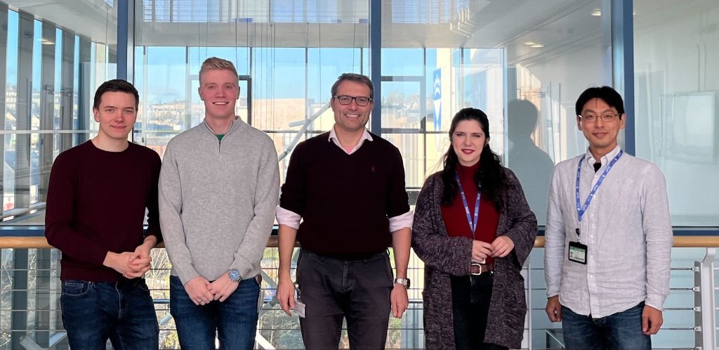 Prof Alessio with Eisai and Dundee group