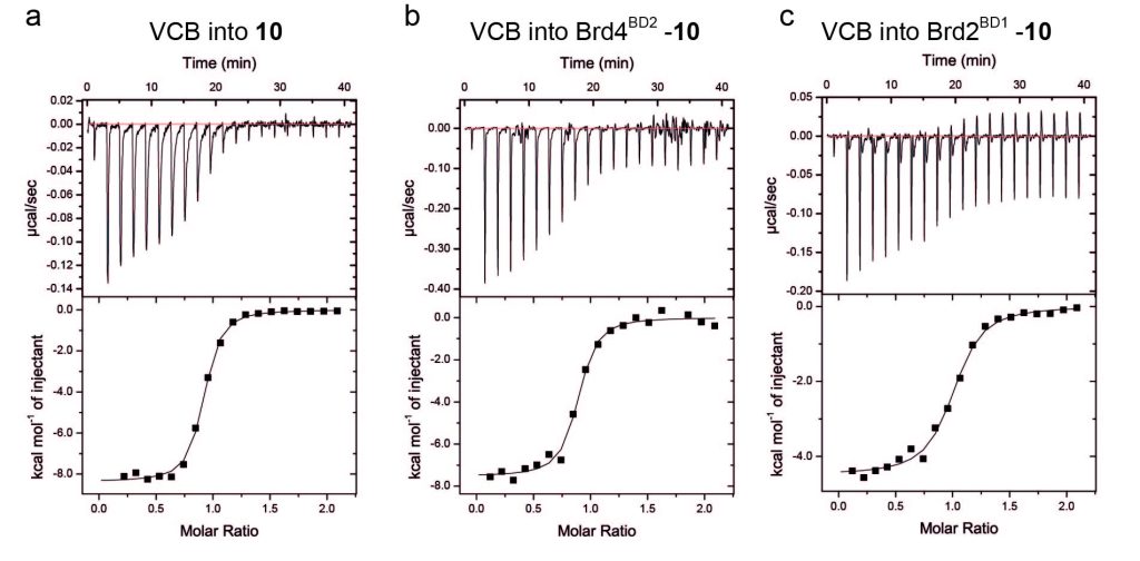 Figure 3. Measuring cooperativities of ternary complex formation by ITC
