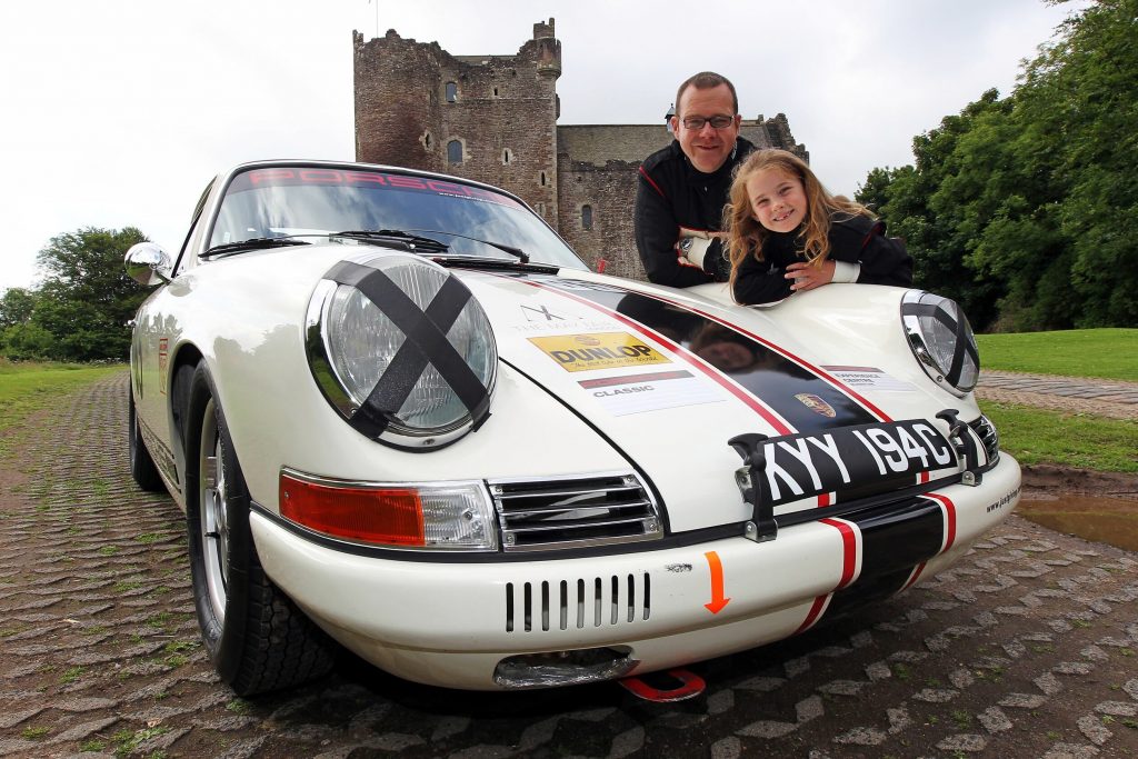 Gordy and Lucy with their car
