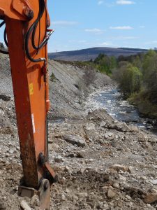 River Garry sediment downstream of intake